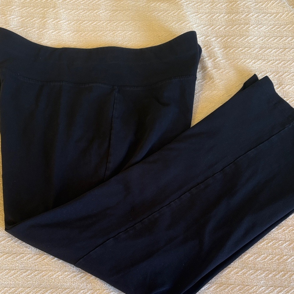 3X Livi Active Women's Black Yoga Pants straight leg leggings Active Wear